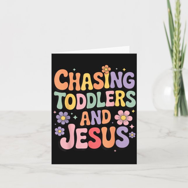 Carte Chasing Toddlers And Jesus  (Devant)