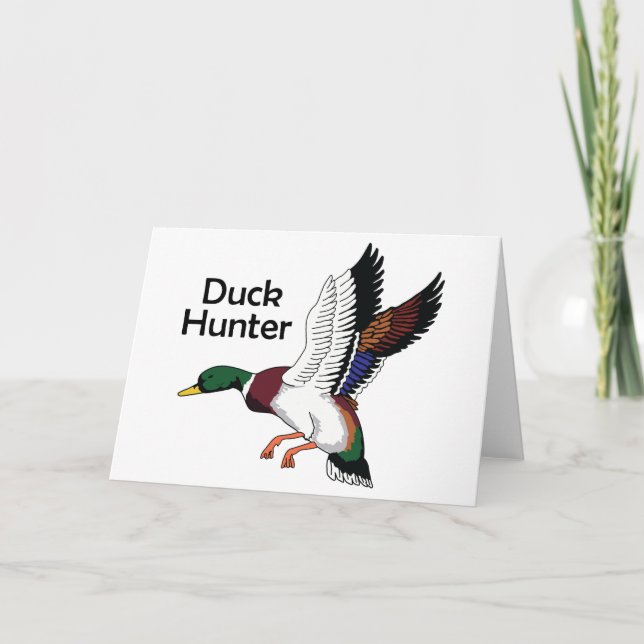 Carte Chasseur de canard (Devant)