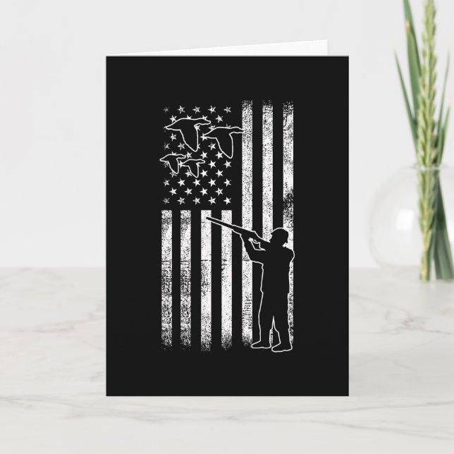 Carte Chasseur de chasse au canard Chasse au canard (Devant)