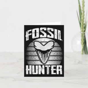 Carte Chasseur de fossiles Megalodon Préhistorique Requi