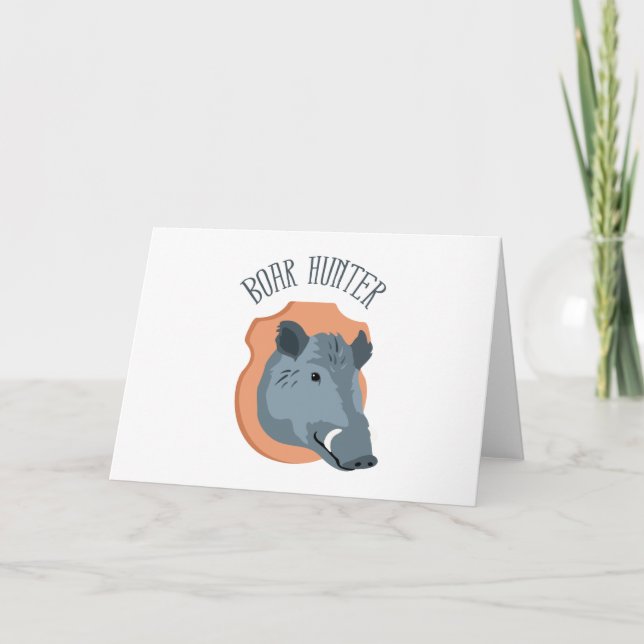 Carte Chasseur de sangliers (Devant)