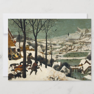Carte Chasseurs dans la neige (de Pieter Bruegel l'Ancie
