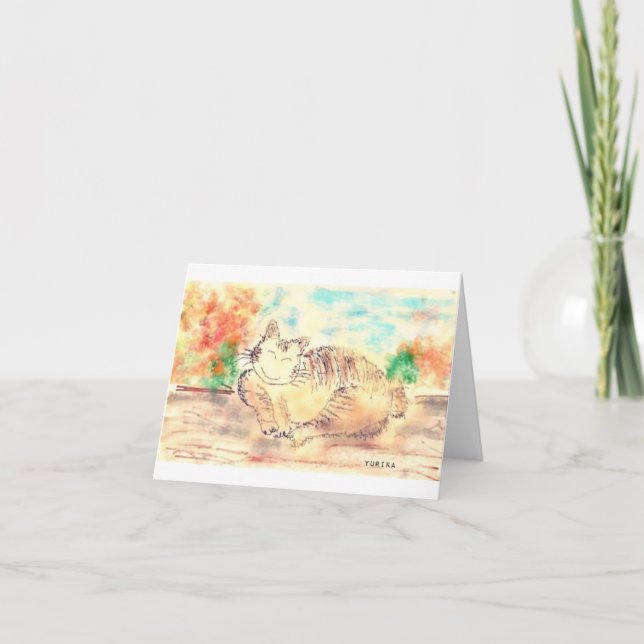 Carte chat (Devant)