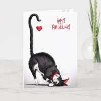 Chat Anniversaire Au Coeur Dangereux