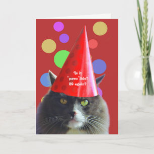 Carte Chat Anniversaire Drôle 29 Encore Grumpy Chat