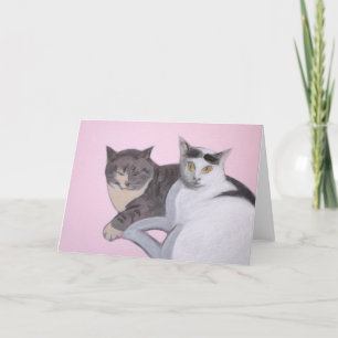 Carte Chat d'amour