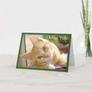 Carte Chat de Kitty - Mlle You Card de chaton