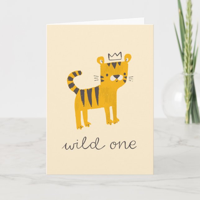 Carte Chat de tigre sauvage (Devant)