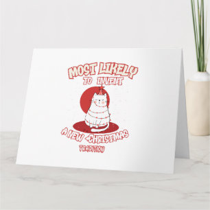 Carte Chat drôle le plus susceptible d'inventer une nouv