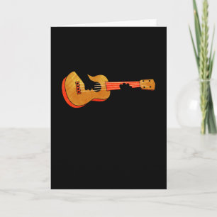 Carte Chat du joueur d'Ukulele