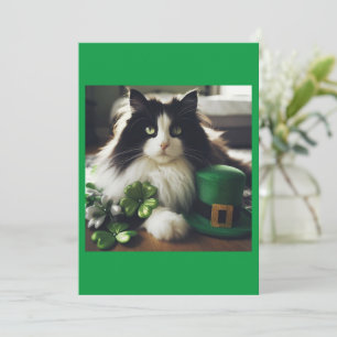 Carte Chat du jour de St. Patty