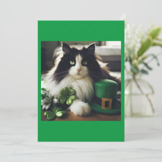 Carte Chat du jour de St. Patty