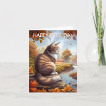 Chat En Contemplation Automne