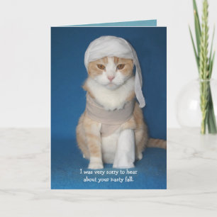 Carte Chat/Kitty amusant en fonte