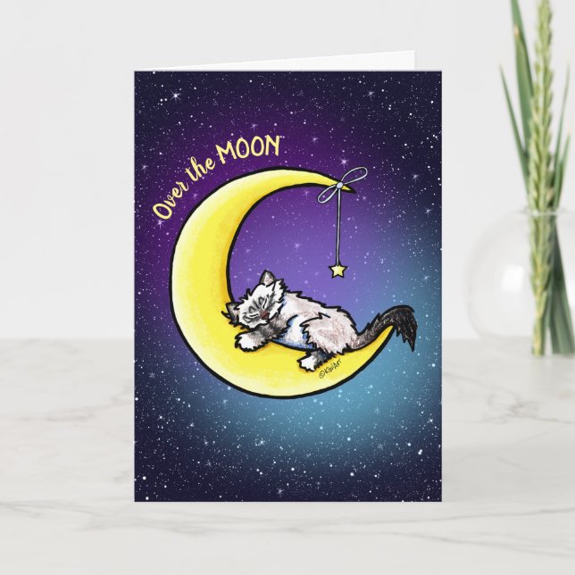 Carte Chat Lunar Love Ragdoll (Devant)
