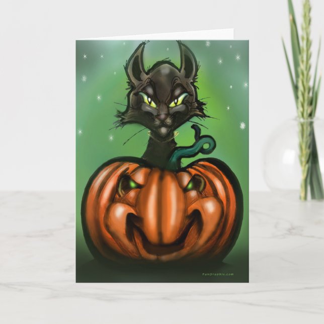 Carte Chat Noir (Devant)