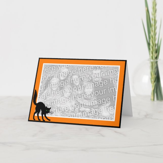 Carte Chat noir (Devant)