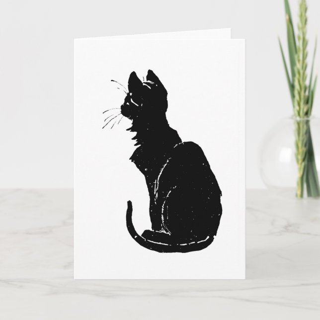 Carte Chat noir, Alexandre Steinlen (Devant)
