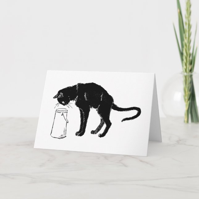 Carte Chat noir, Alexandre Steinlen (Devant)