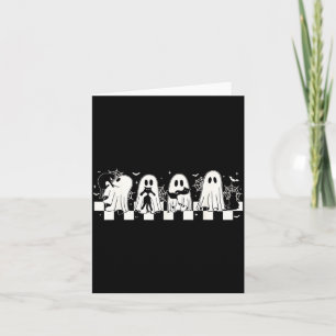 Carte Chat noir fantôme Halloween Fantôme Halloween Épou