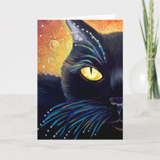 Carte chat noir, Halloween, carte, mon Kahlyopee