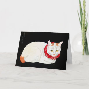 Carte Chat noir japonais, Shotei