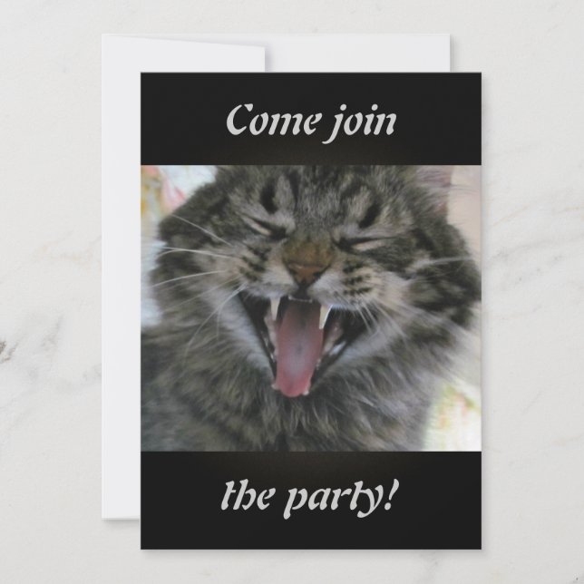 Carte Chat qui rit (Devant)