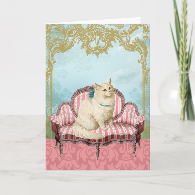 Carte Chat Victorien (Devant)