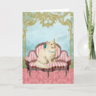 Carte Chat Victorien