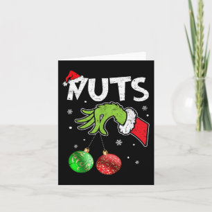Carte Châtaignes Famille de Noël Couples correspondants