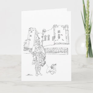 Carte Château d'Alnwick, Gand Kilé, Chien écossais