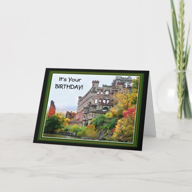 Carte Château de Bannermans / Anniversaire d'automne (Devant)