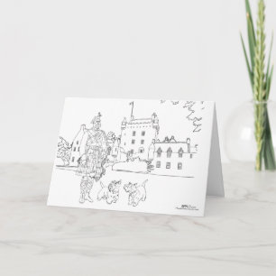 Carte Château de Cawdor, Écosse