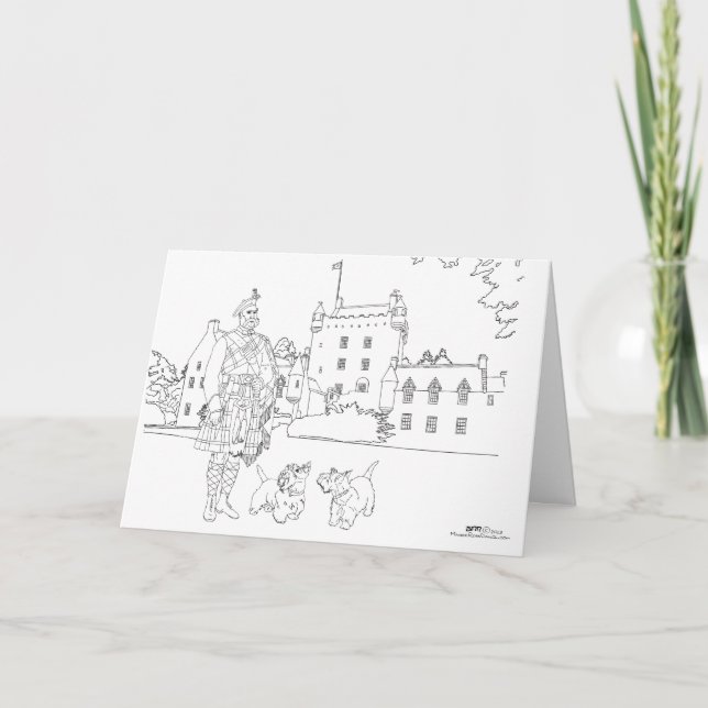 Carte Château de Cawdor, Écosse (Devant)