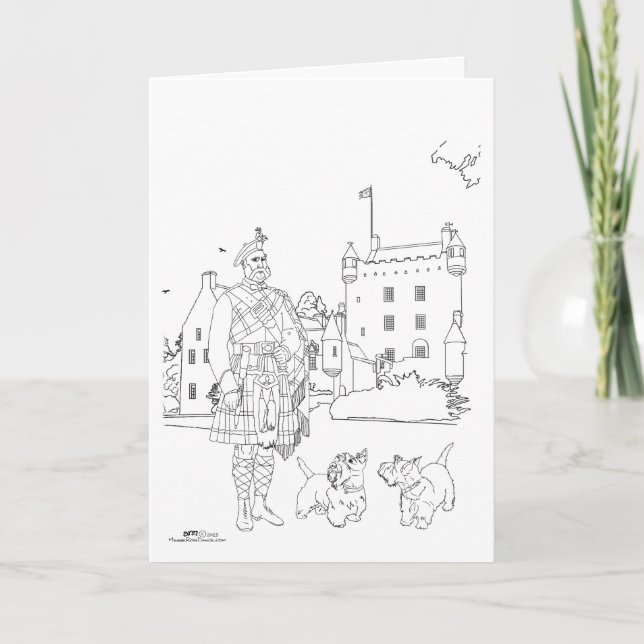 Carte Château de Cawdor, Écosse (Devant)