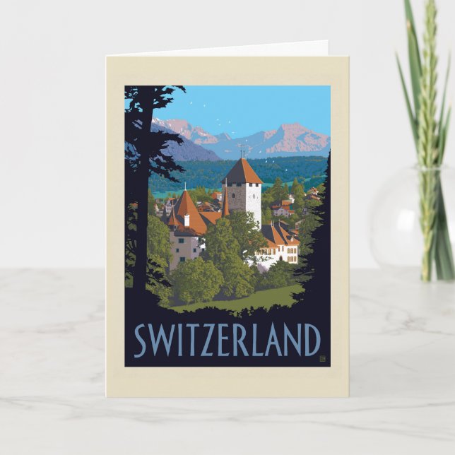 Carte Château de Chillon | Suisse (Devant)