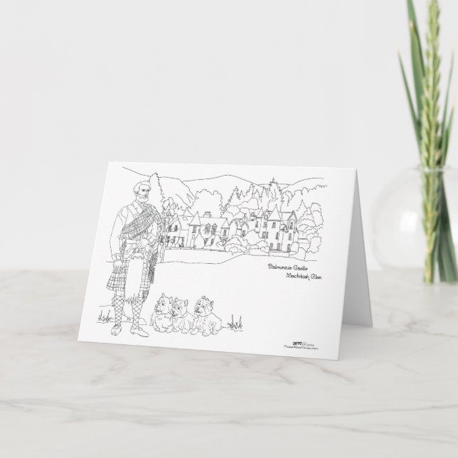 Carte Château de Dalmunzie (Devant)