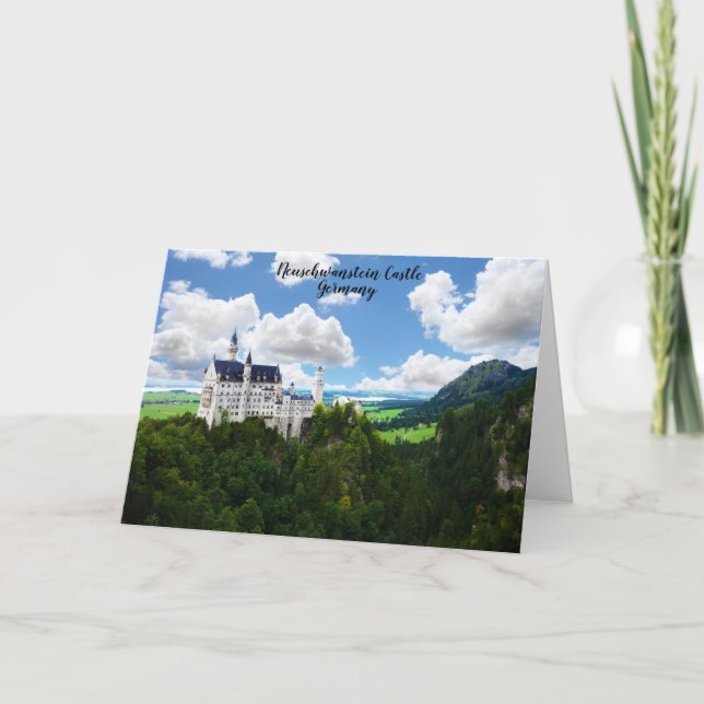 Carte Château de Neuschwanstein Bavière Allemagne Photog (Devant)