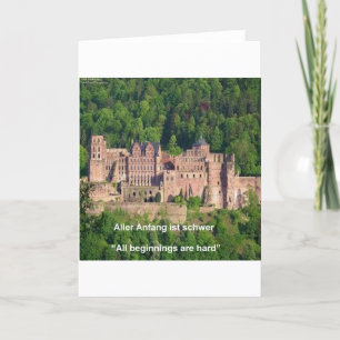 Carte Château de Neuschwanstein Francfort et Citation al