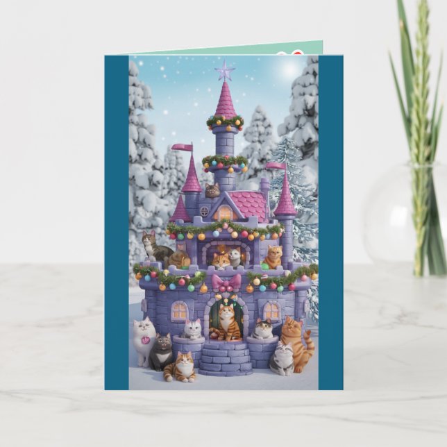 Carte Château de Noël (Devant)