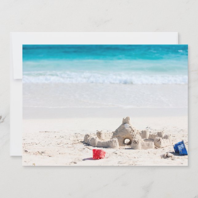 Carte Château de sable (Devant)