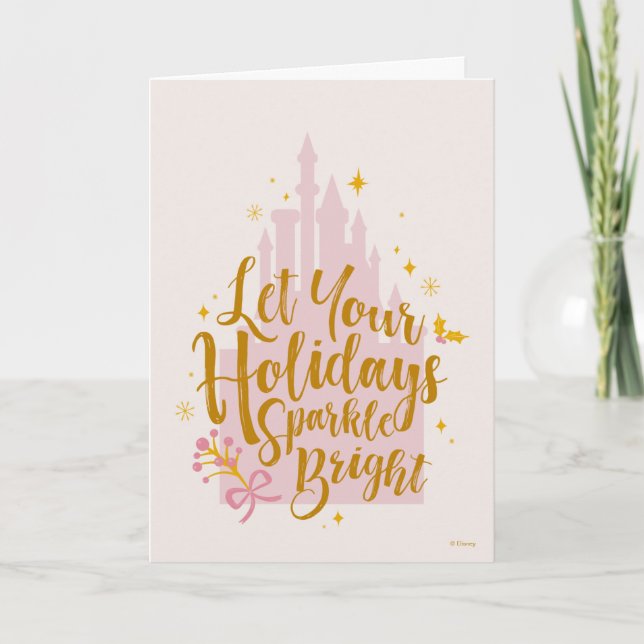 Carte Château Disney Princess | Étincelle de vacances (Devant)