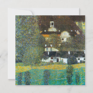 Carte Château Kammer sur l'Attersee II de Gustav Klimt