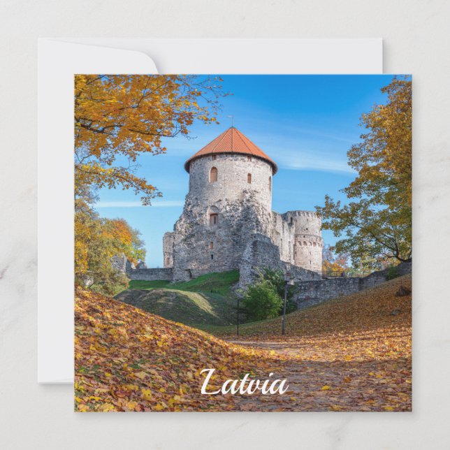 Carte Château médiéval entouré de forêt (Devant)