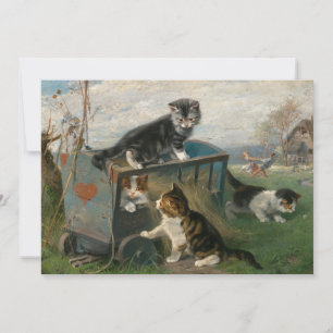 Carte Chatons Jouer   Julius Adam le Jeune