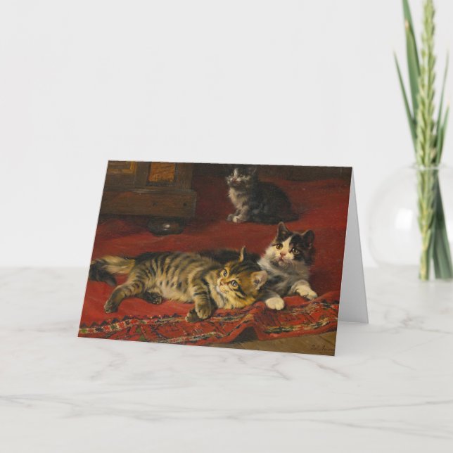 Carte Chatons | Julius Adam le Jeune (Devant)