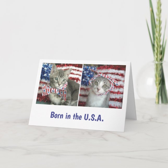 Carte Chatons patriotiques (Devant)