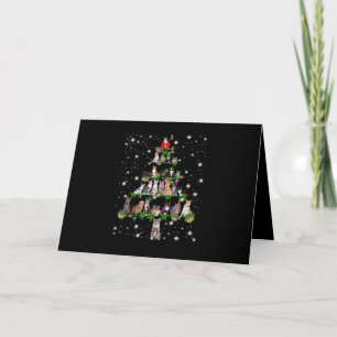 Carte Chats amusants Arbre de Noël Ornement Décor Cadeau