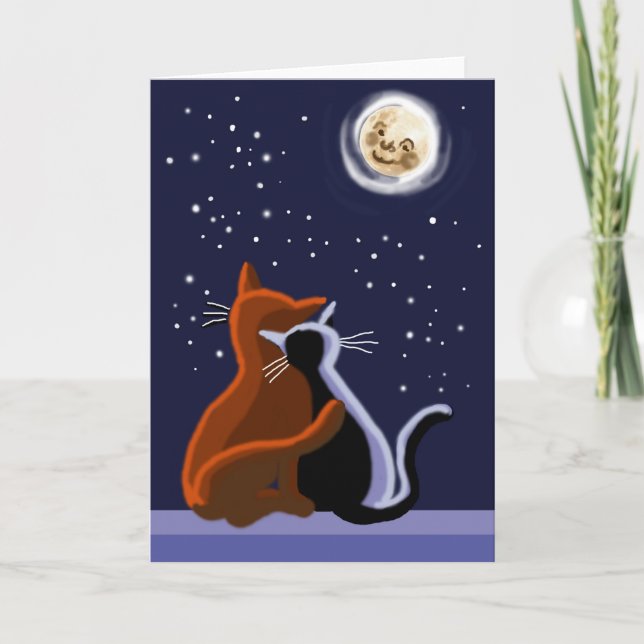 Carte Chats d'amour (Devant)