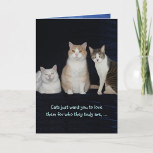 Carte Chats personnalisables amusants